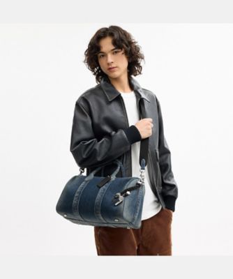 コンパス バッグ 35・コットン デニム・チャーム | COACH/コーチ